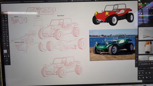 Beach Buggy Design created for Makers Central 2024 created by Dean