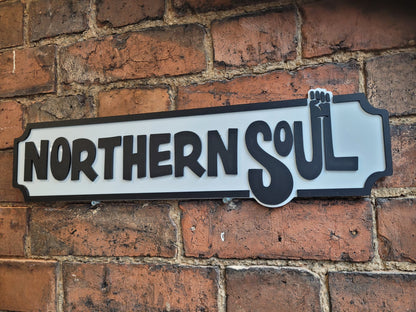 Northern Soul Funky Street Sign
