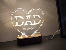 Load image into Gallery viewer, Personalised Heart Night Light
