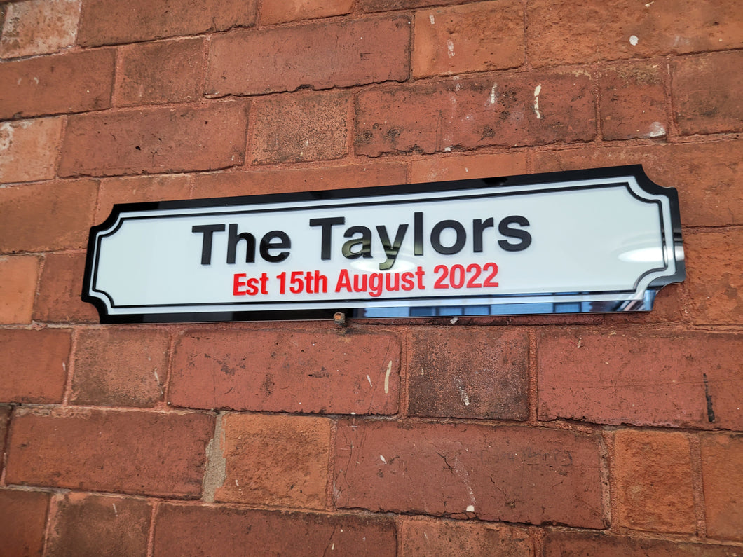 Personalised Street Sign