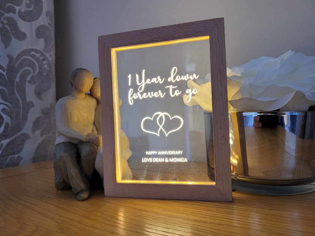Personalised Occasion LED Light Gift