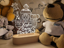 Load image into Gallery viewer, Personalised Noah&#39;s Ark Night Light
