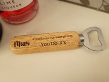 Load image into Gallery viewer, Personalised Fathers Day Bottle Opener
